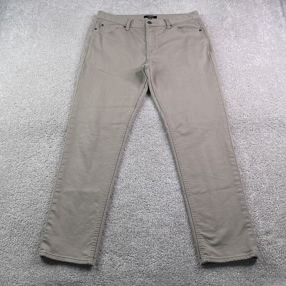 Banana Republic Pants Mens 33x30 Tan Travel Slim Fit Washwell‎ Chino Commuter